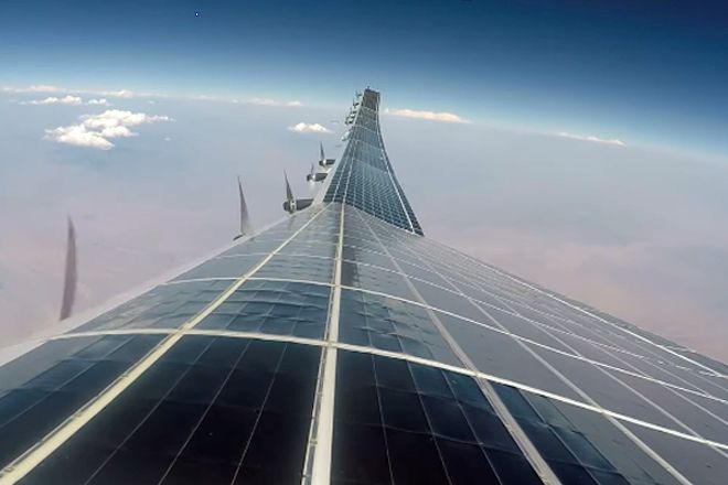 Sunglider takes to the stratosphere
